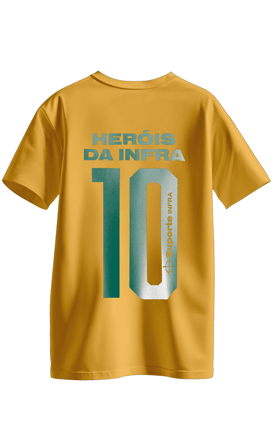 Camisa Heróis da Infra — Costas