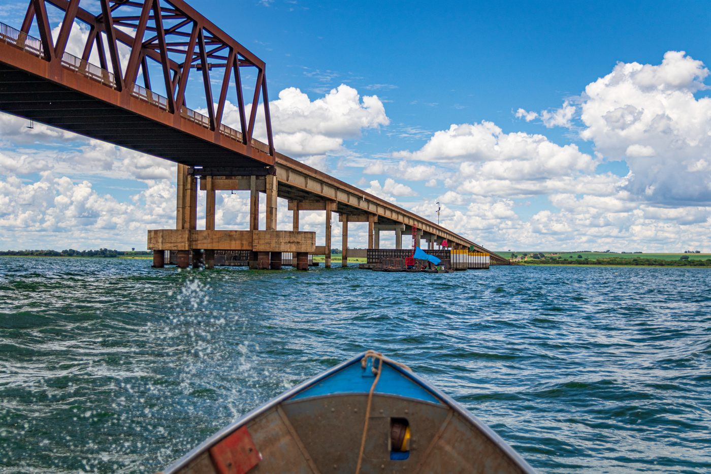 Ponte sobre o Rio Tietê (Entrevias), antes da Suporte