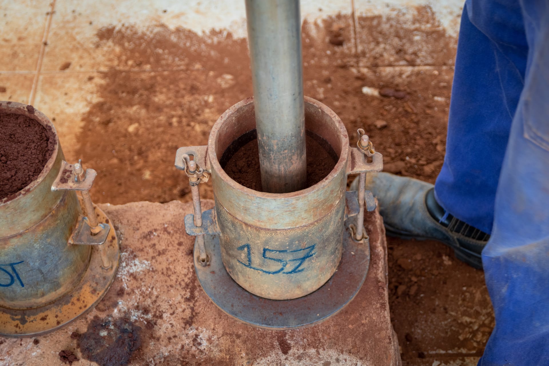 Curva de compactação - Laboratório Suporte