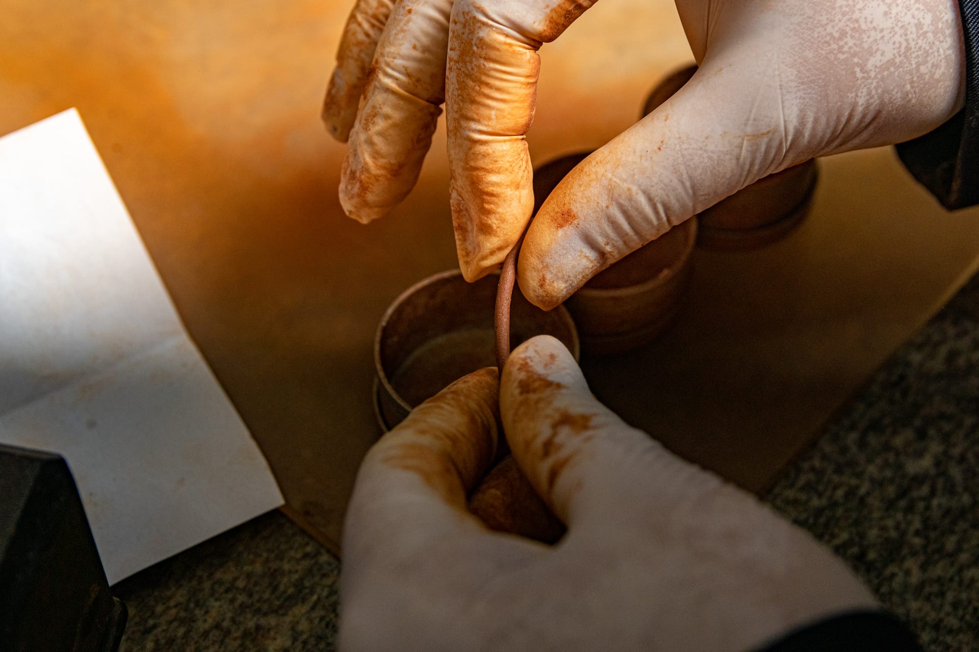 Ensaio de consistência do solo - Laboratório Suporte